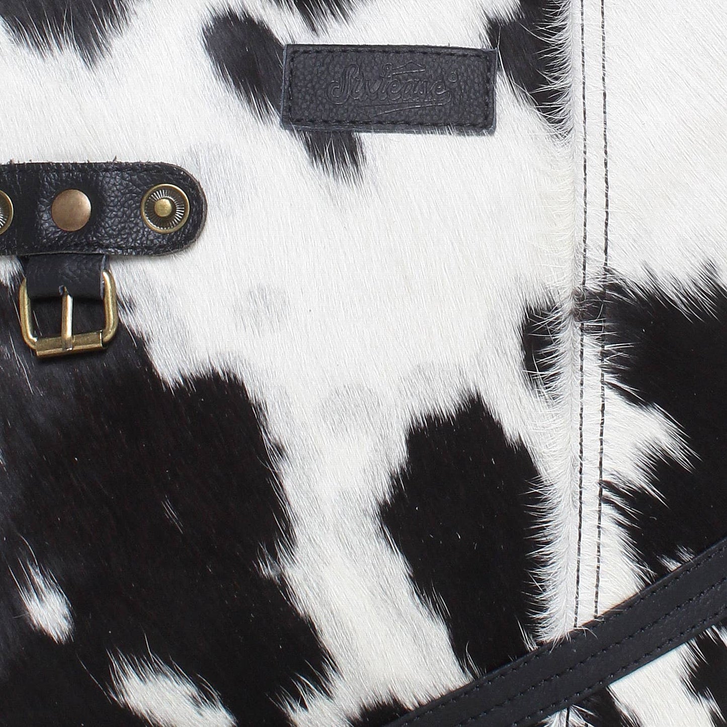 Mystic Black Jersey Shoulder Bag