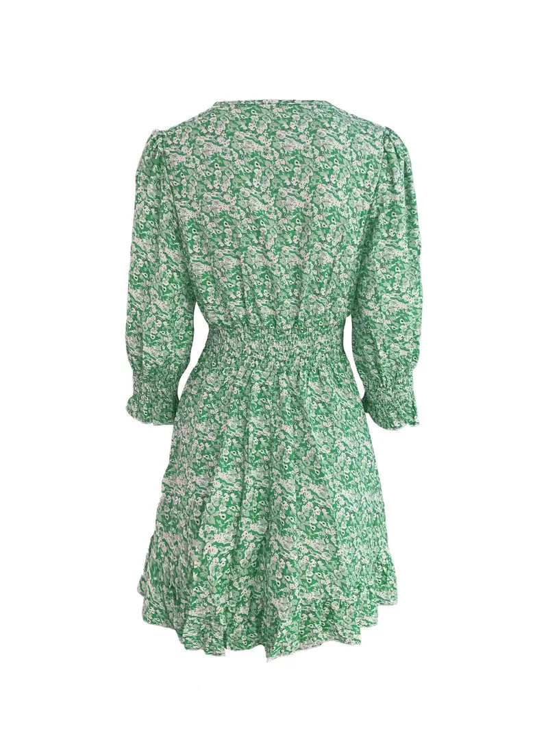 Floral print dress