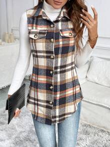 Flannel Vest Jacket
