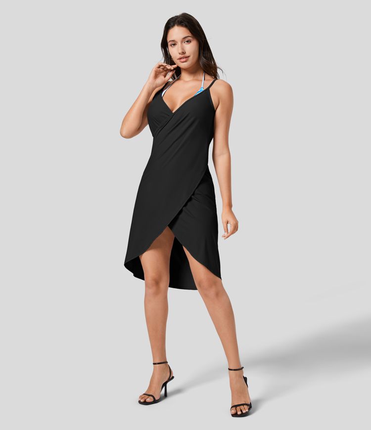 Crossover Backless Coverup