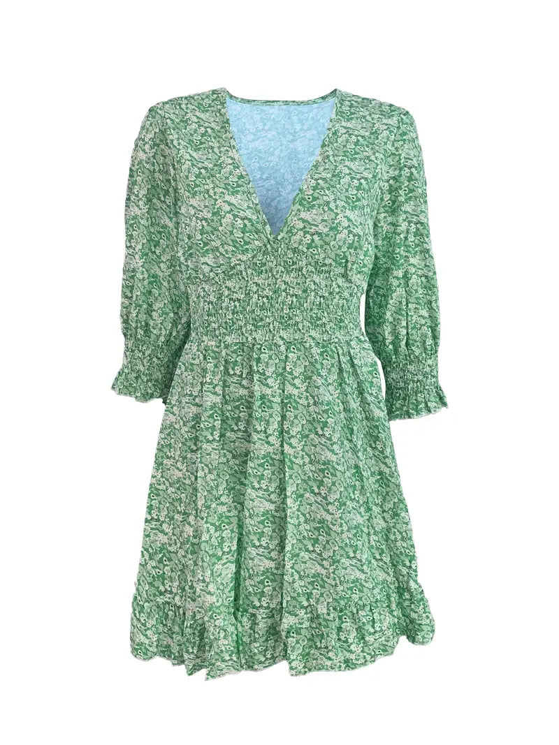 Floral print dress