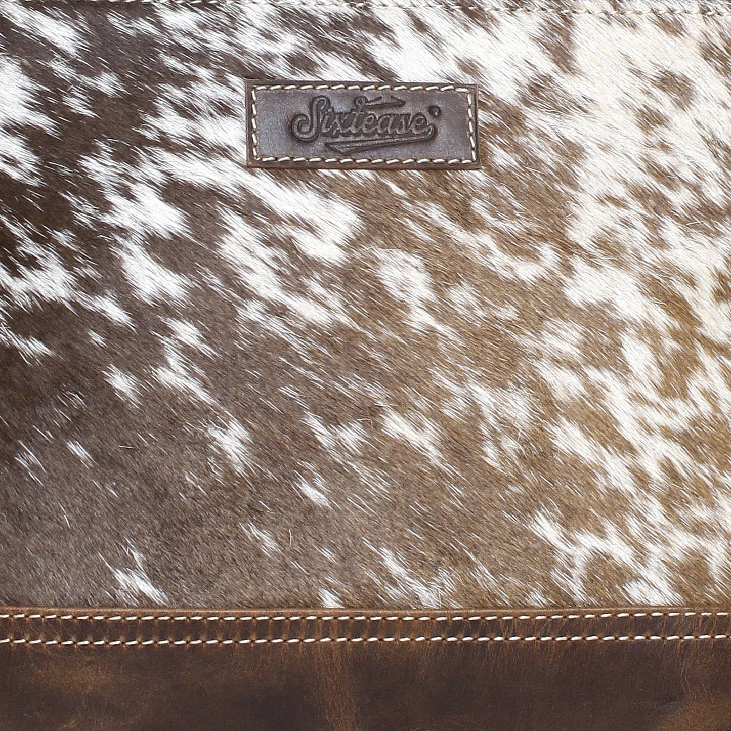 Brown Jersey Shoulder Bag