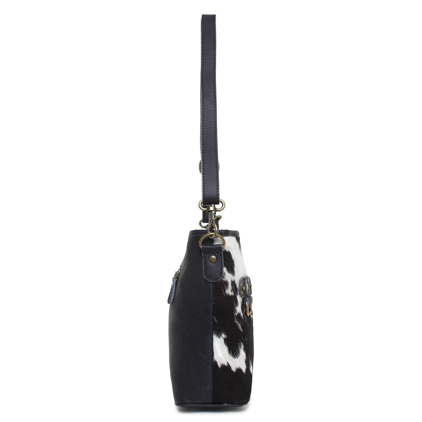Mystic Black Jersey Shoulder Bag