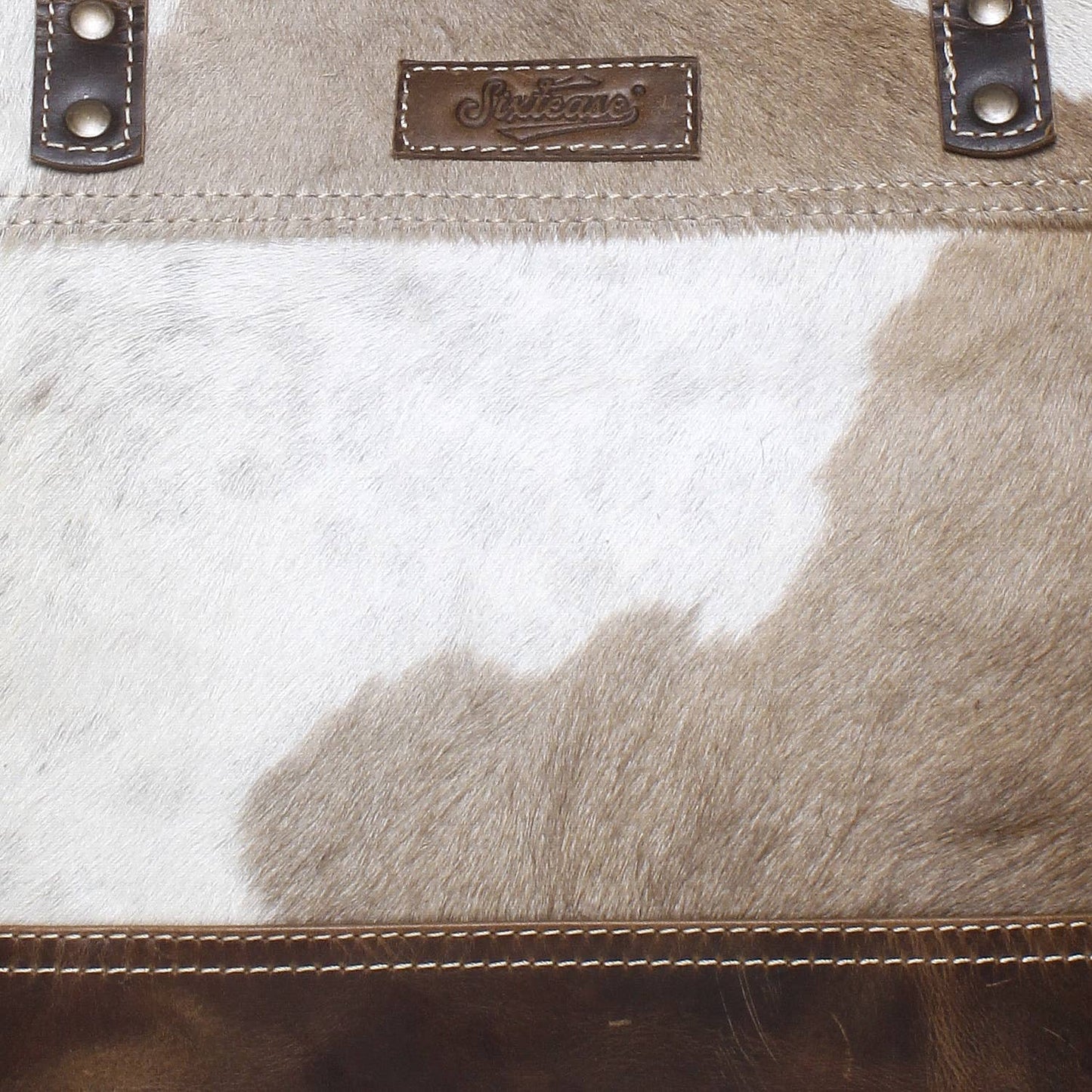 Brown Hide Tote Bag