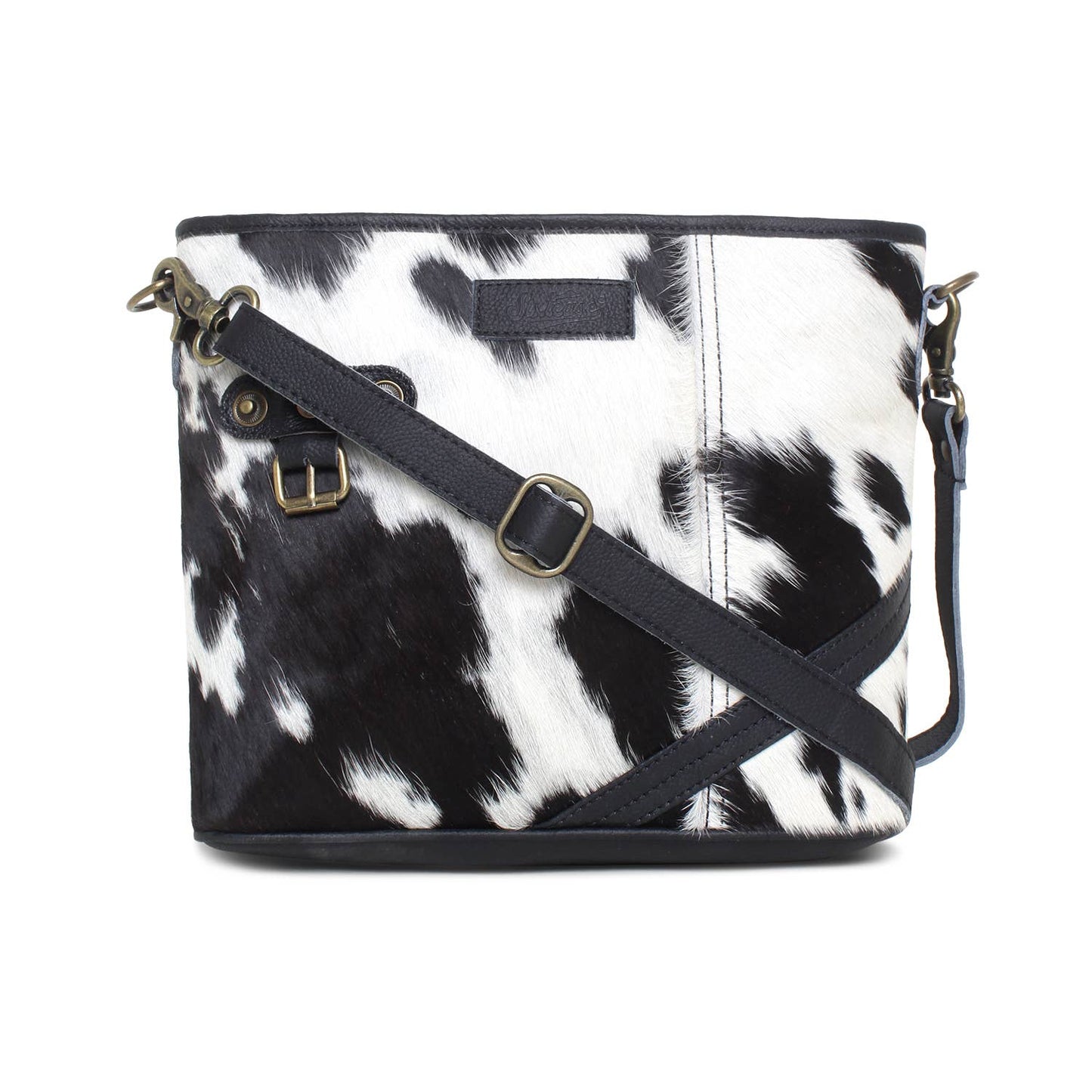 Mystic Black Jersey Shoulder Bag