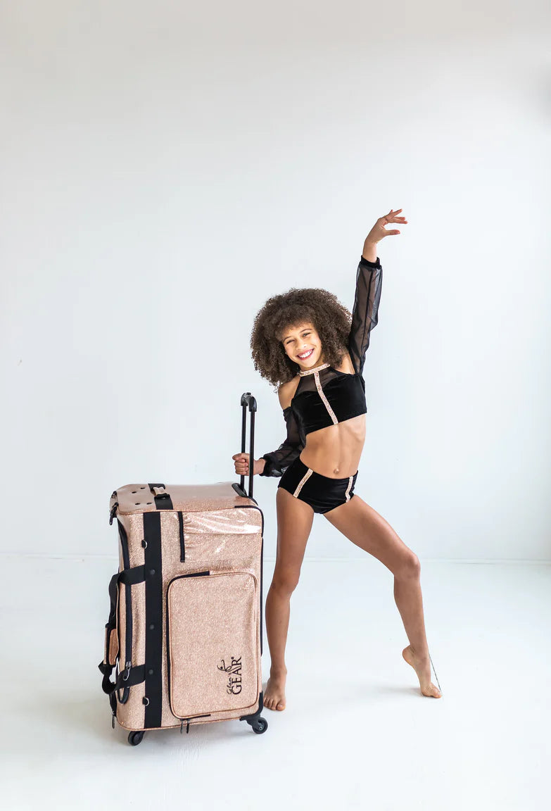 Glam R Gear Mobile Changing Station Duffel Bag with Built-In uHide® Rack,