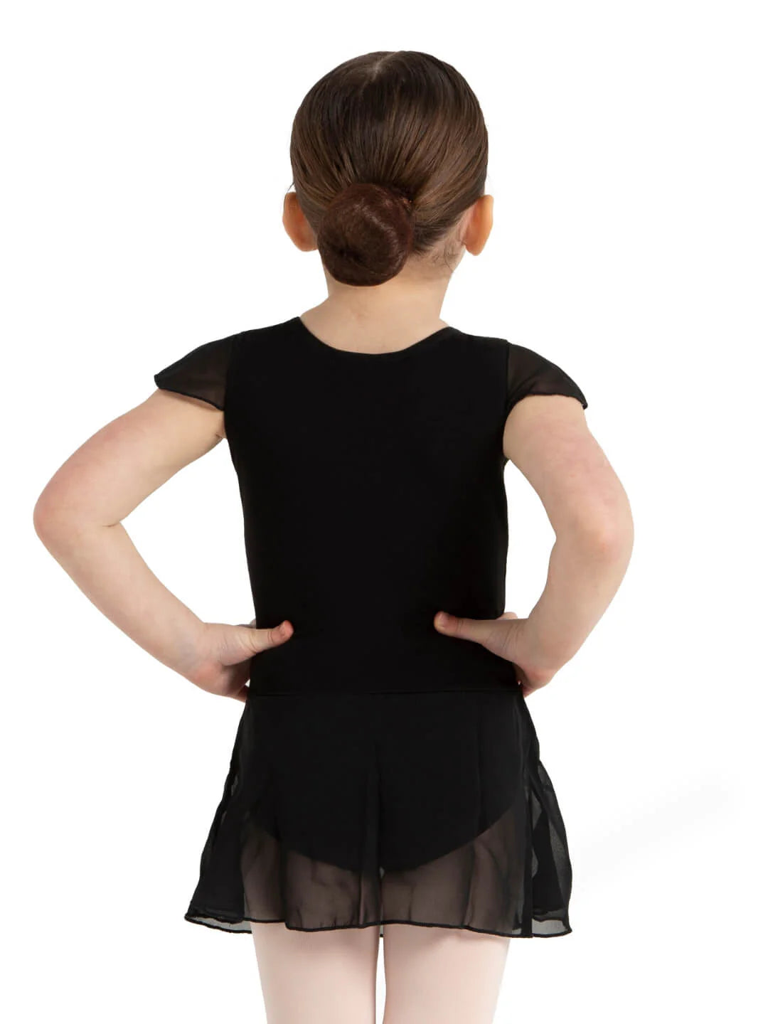 Leotard Flutter Sleeve Dress Childrens