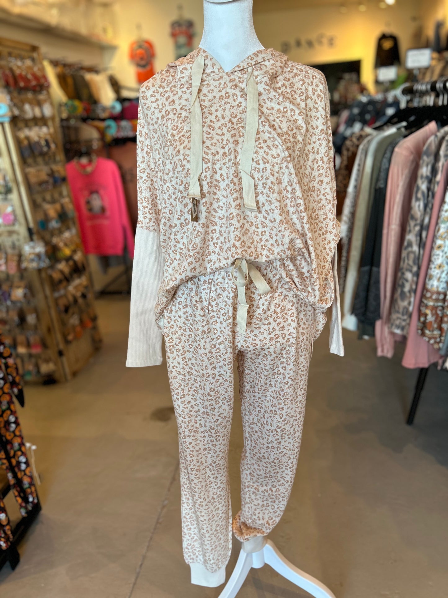 Long Sleeve Leopard Set