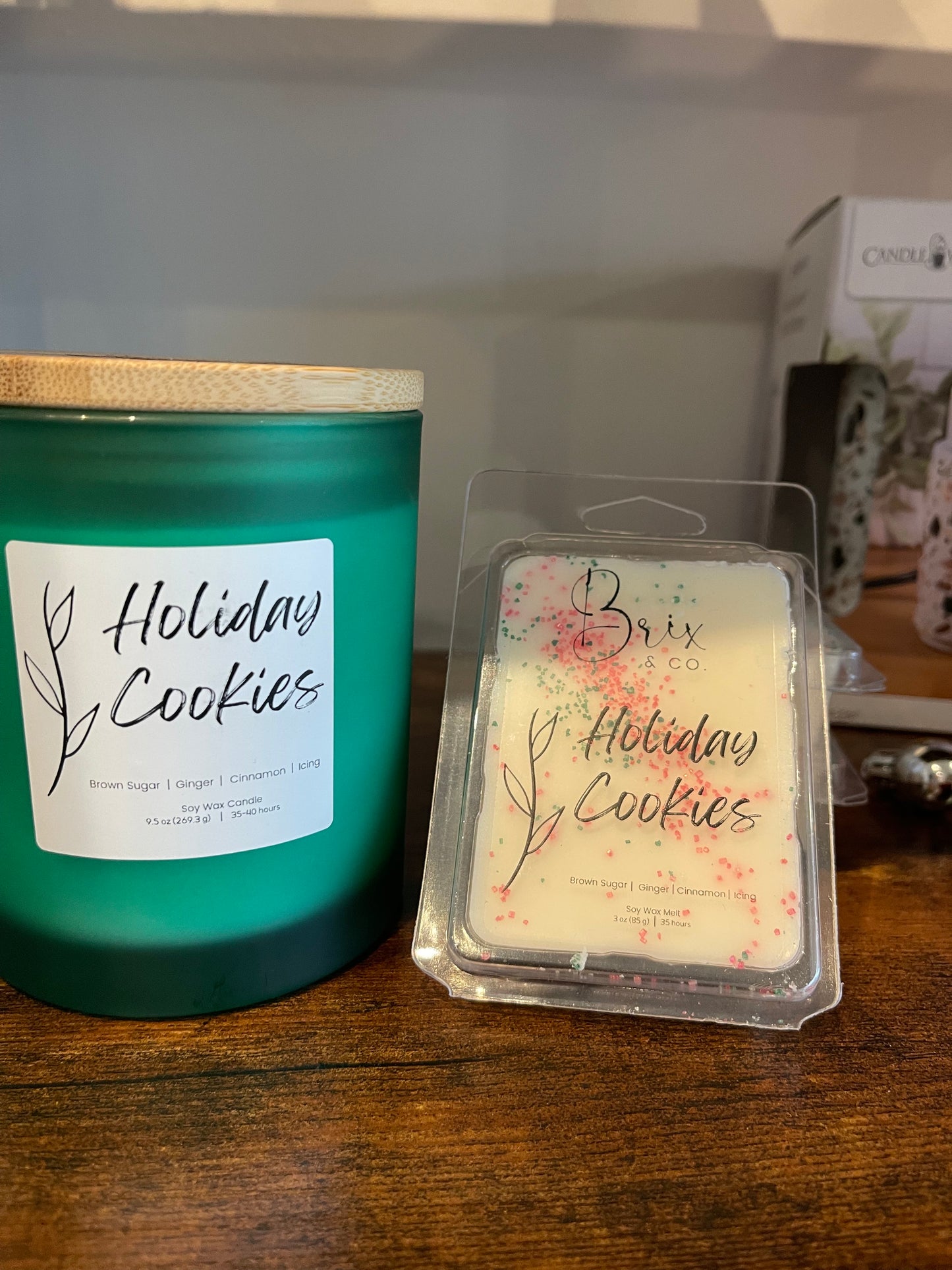 Brix Soy Candles and Tarts Holiday