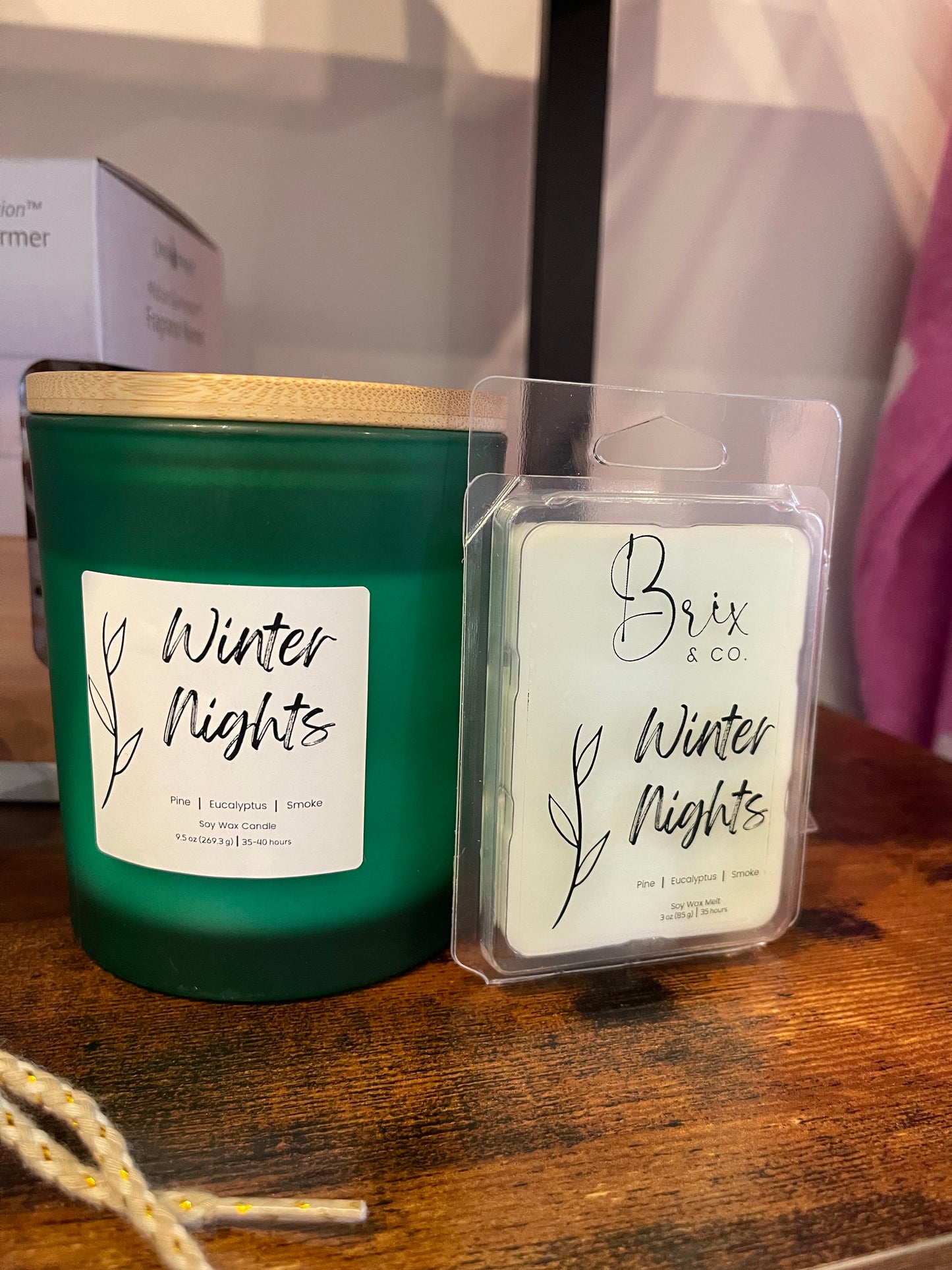 Brix Soy Candles and Tarts Holiday
