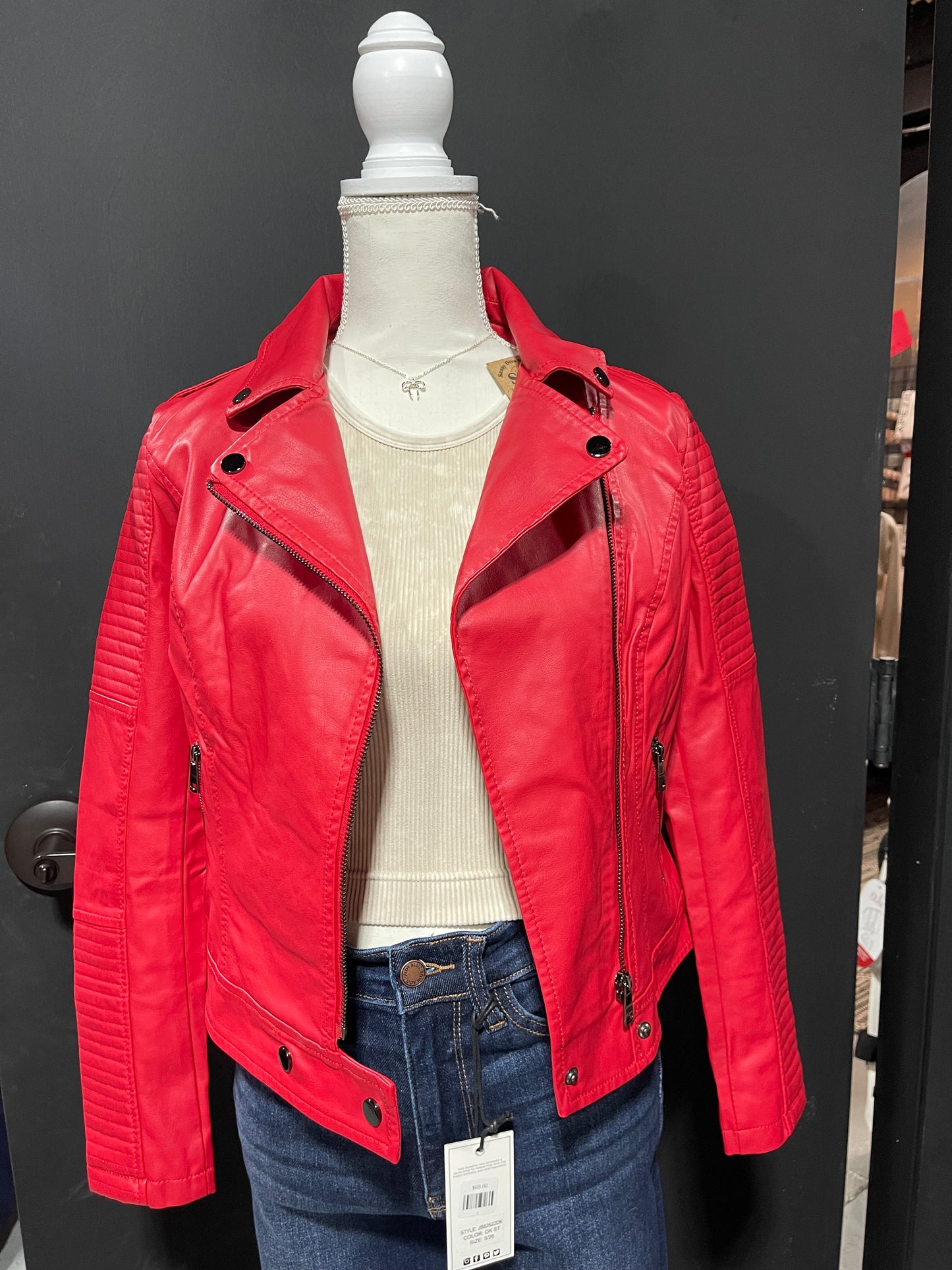 Red Leather jacket