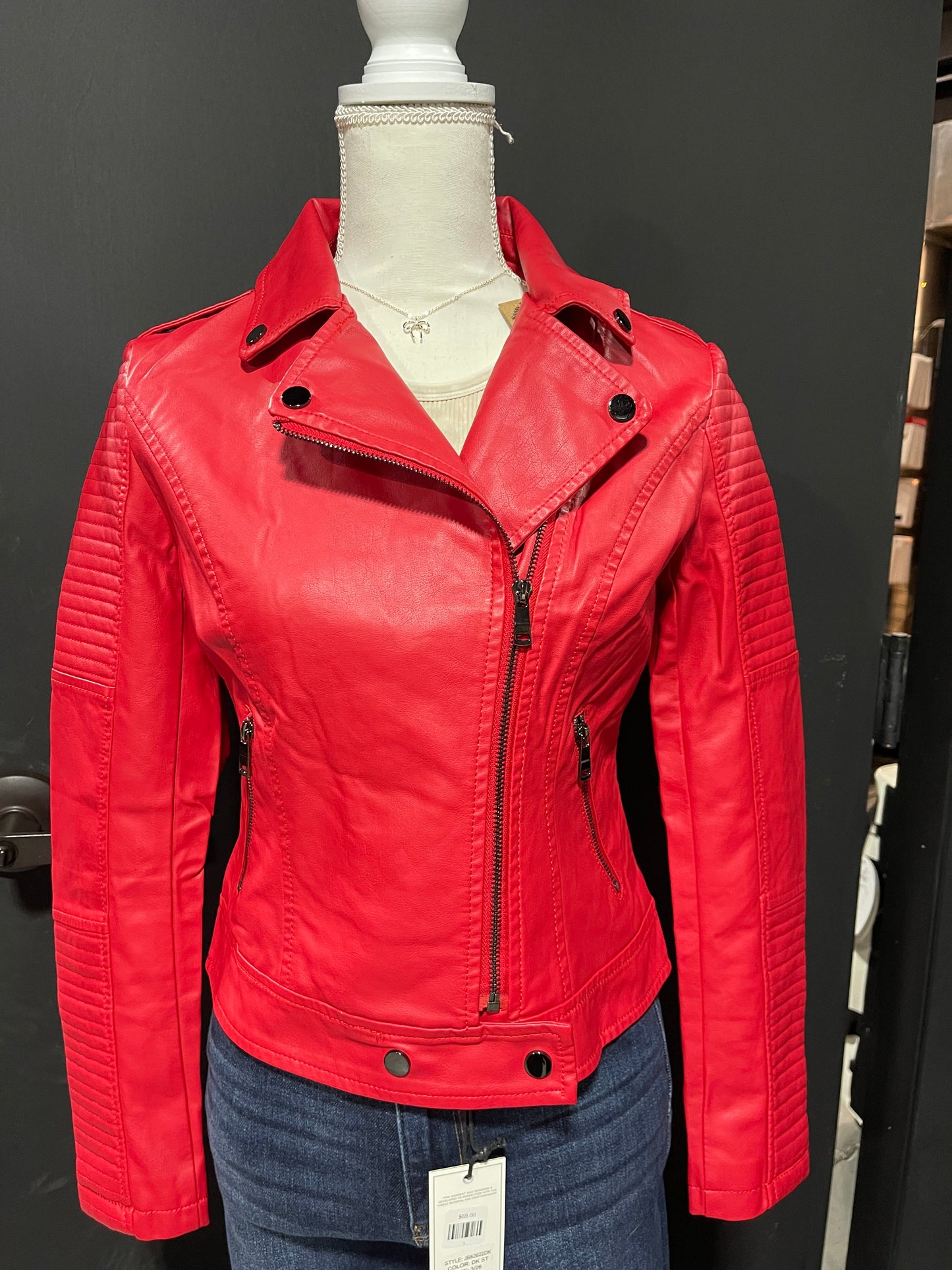 Red Leather jacket