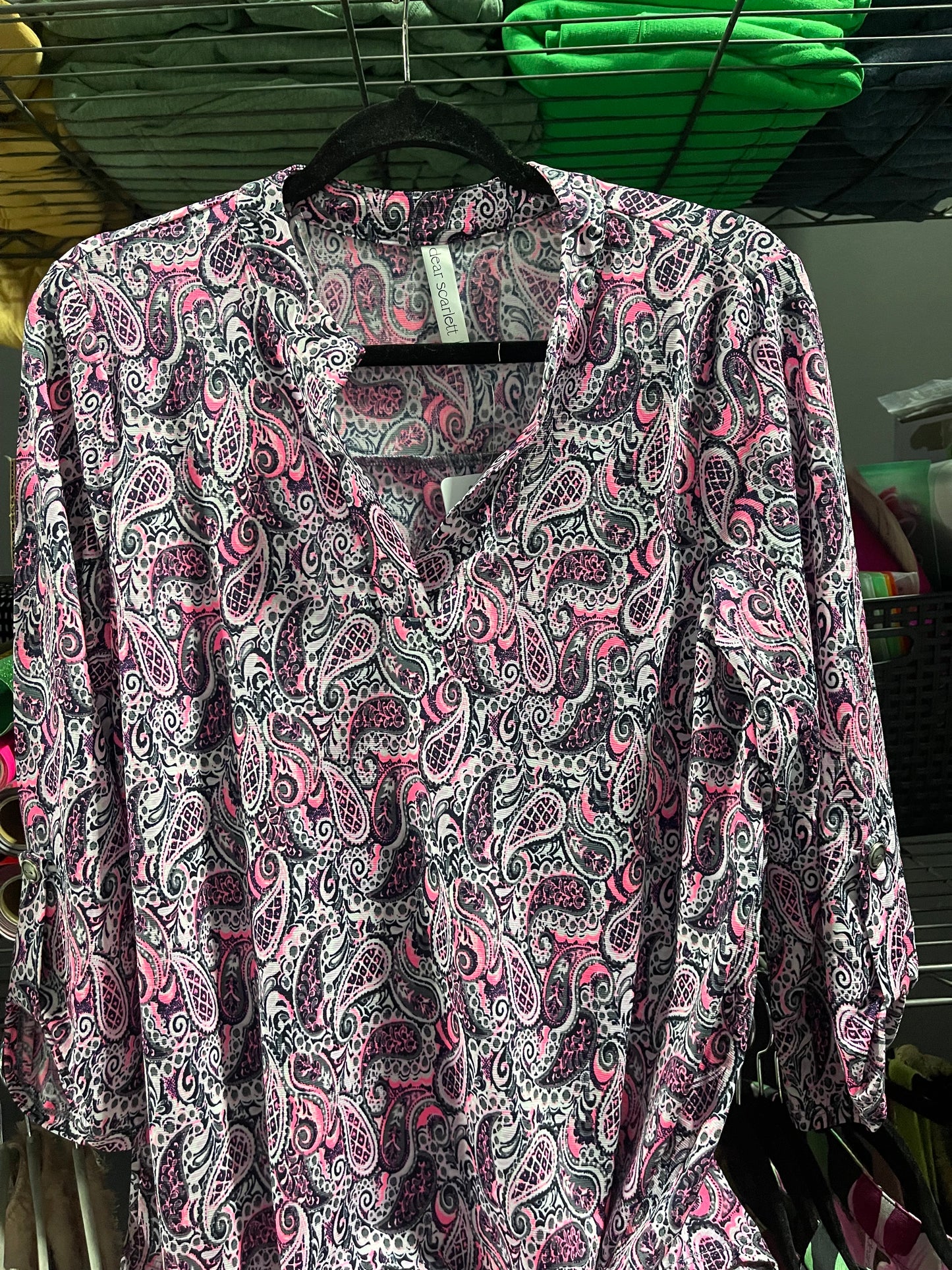 Fun printed blouse
