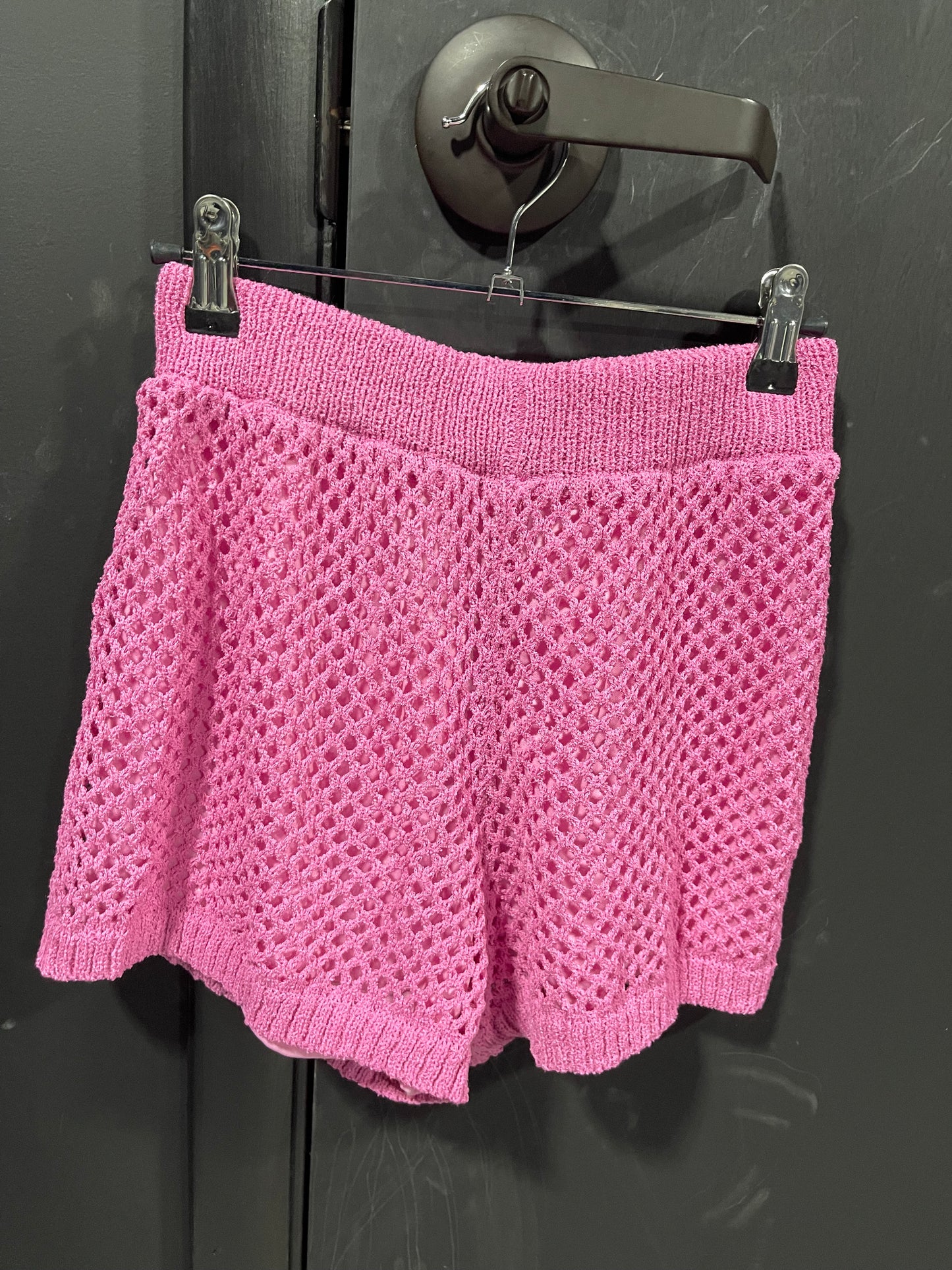 Mesh shirt and short set