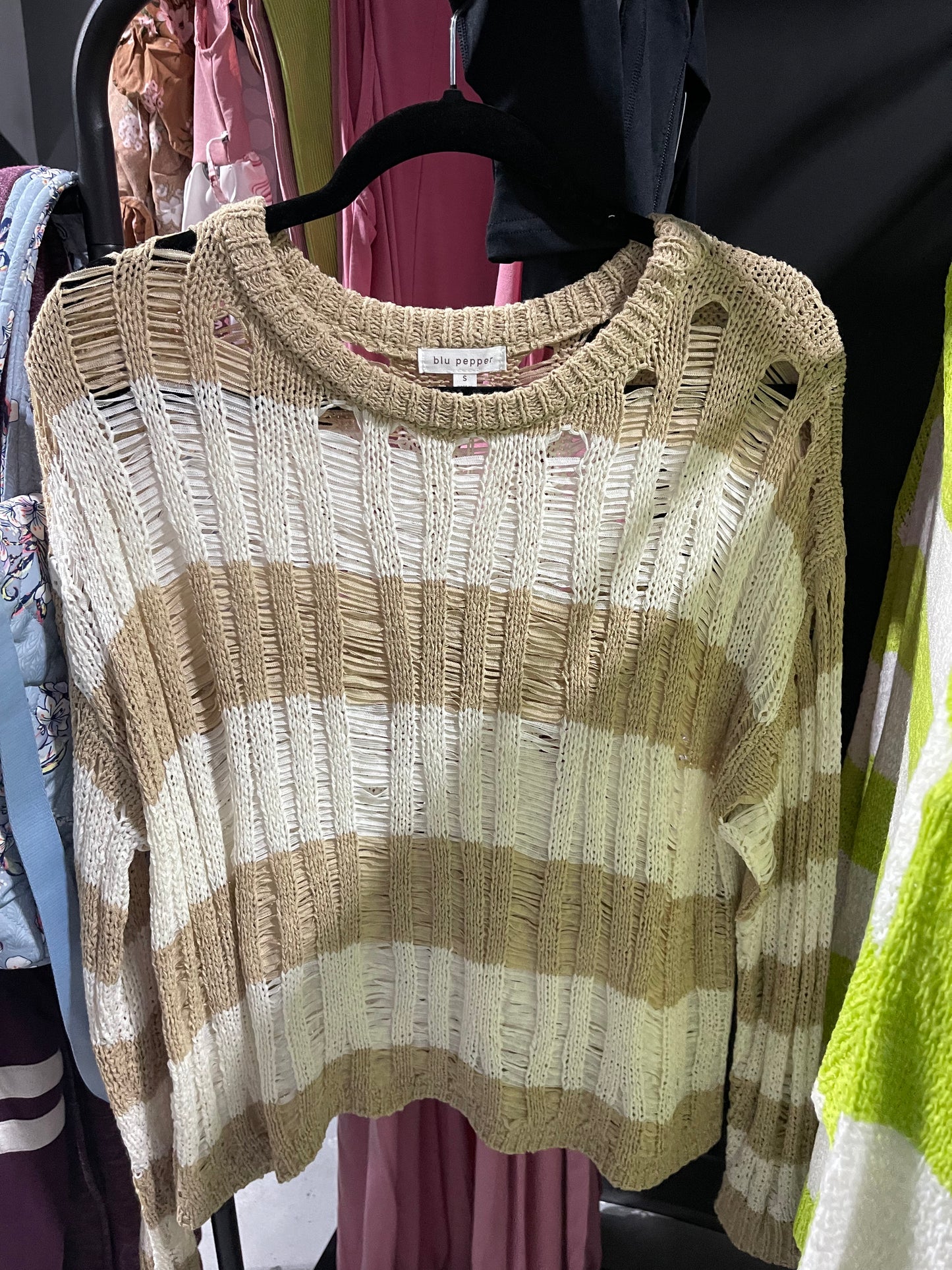 Pulled sweaters