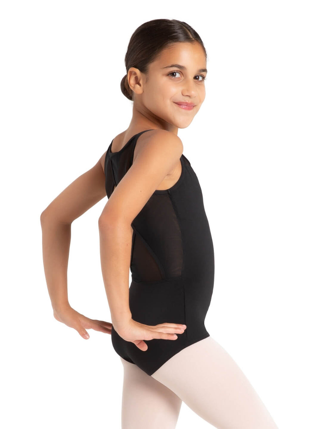 Mesh Back Leotard Star Struck
