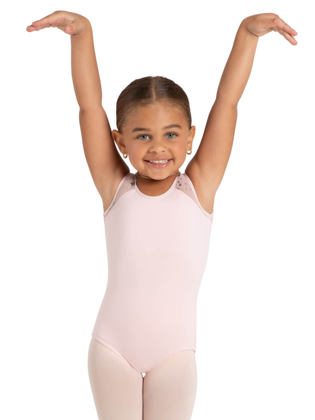 Mesh Back Leotard Star Struck