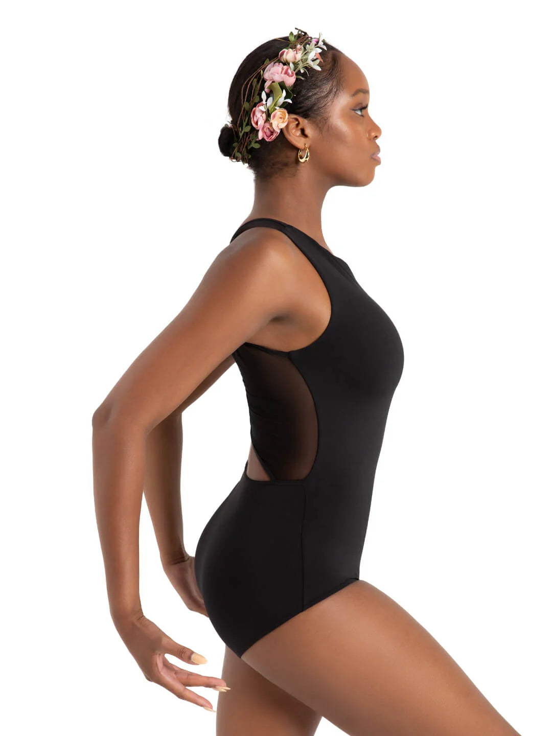 Wildflower Marigold Mesh Beck Leotard