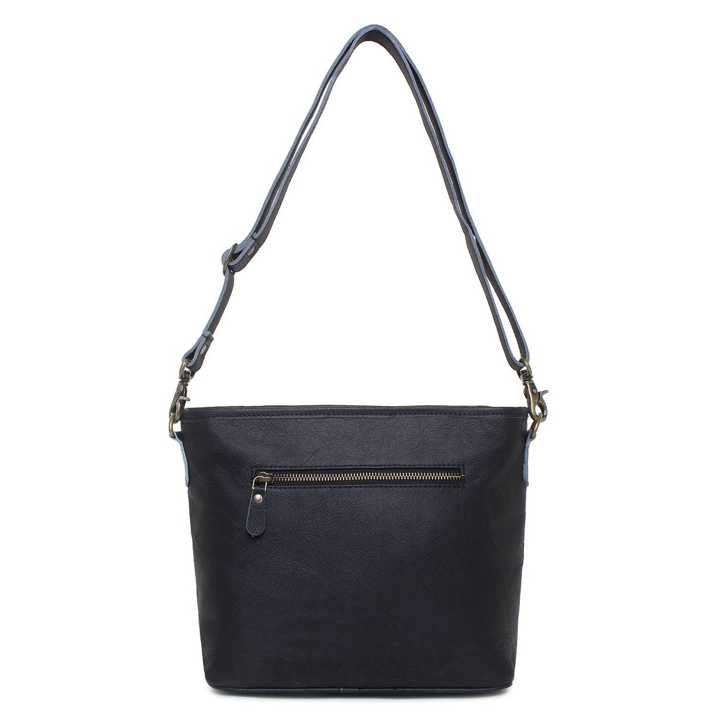 Mystic Black Jersey Shoulder Bag