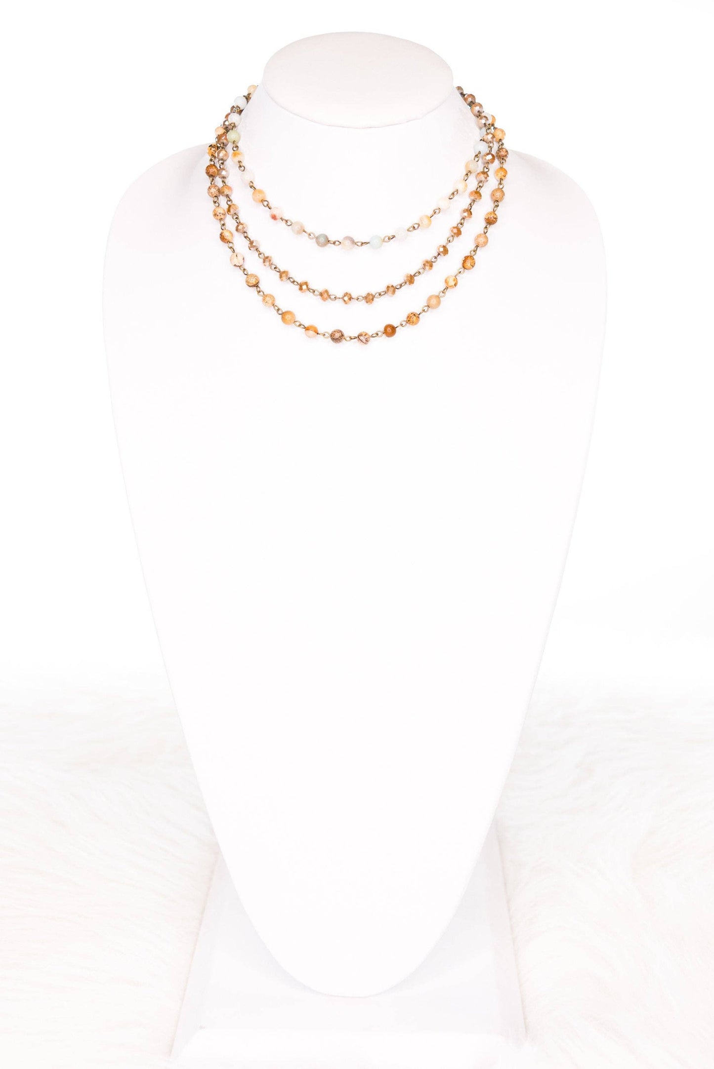 Lisa Necklace in Jasper and Amazonite