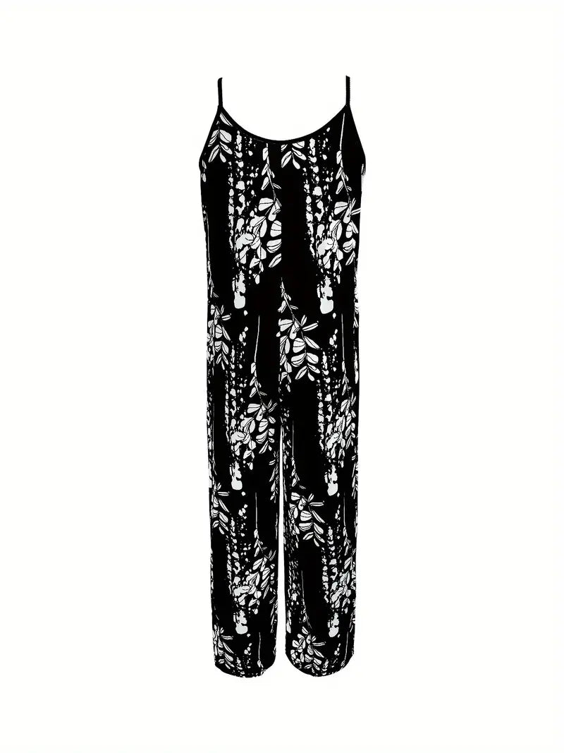 Floral Wide-Leg Jumpsuit