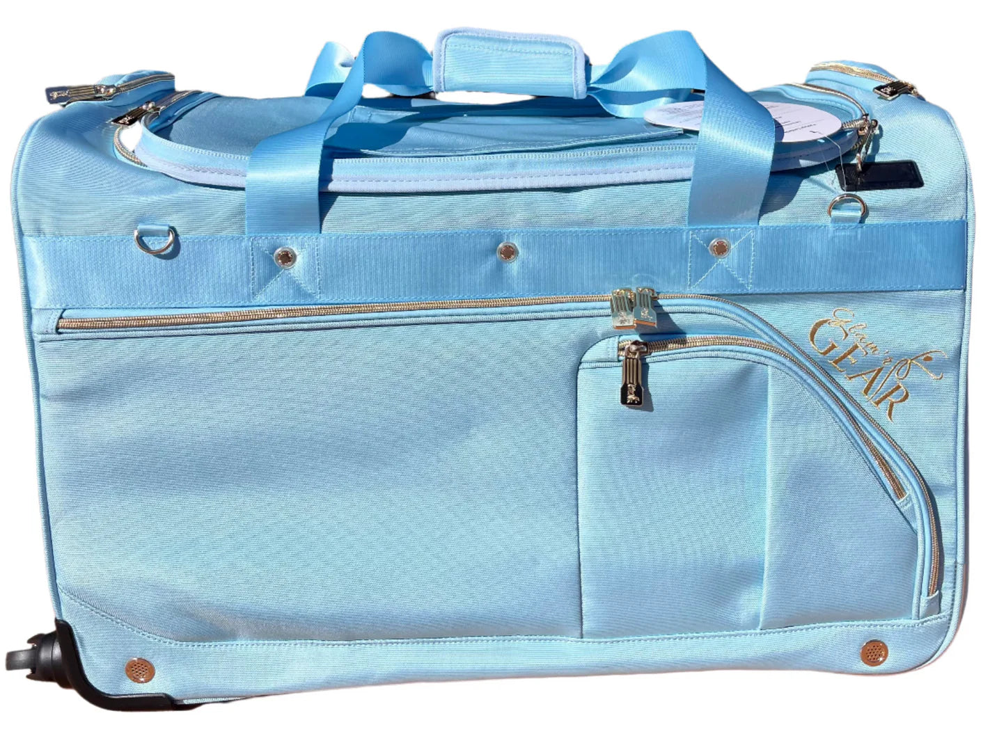Glam R Gear Mobile Changing Station Duffel Bag with Built-In uHide® Rack,