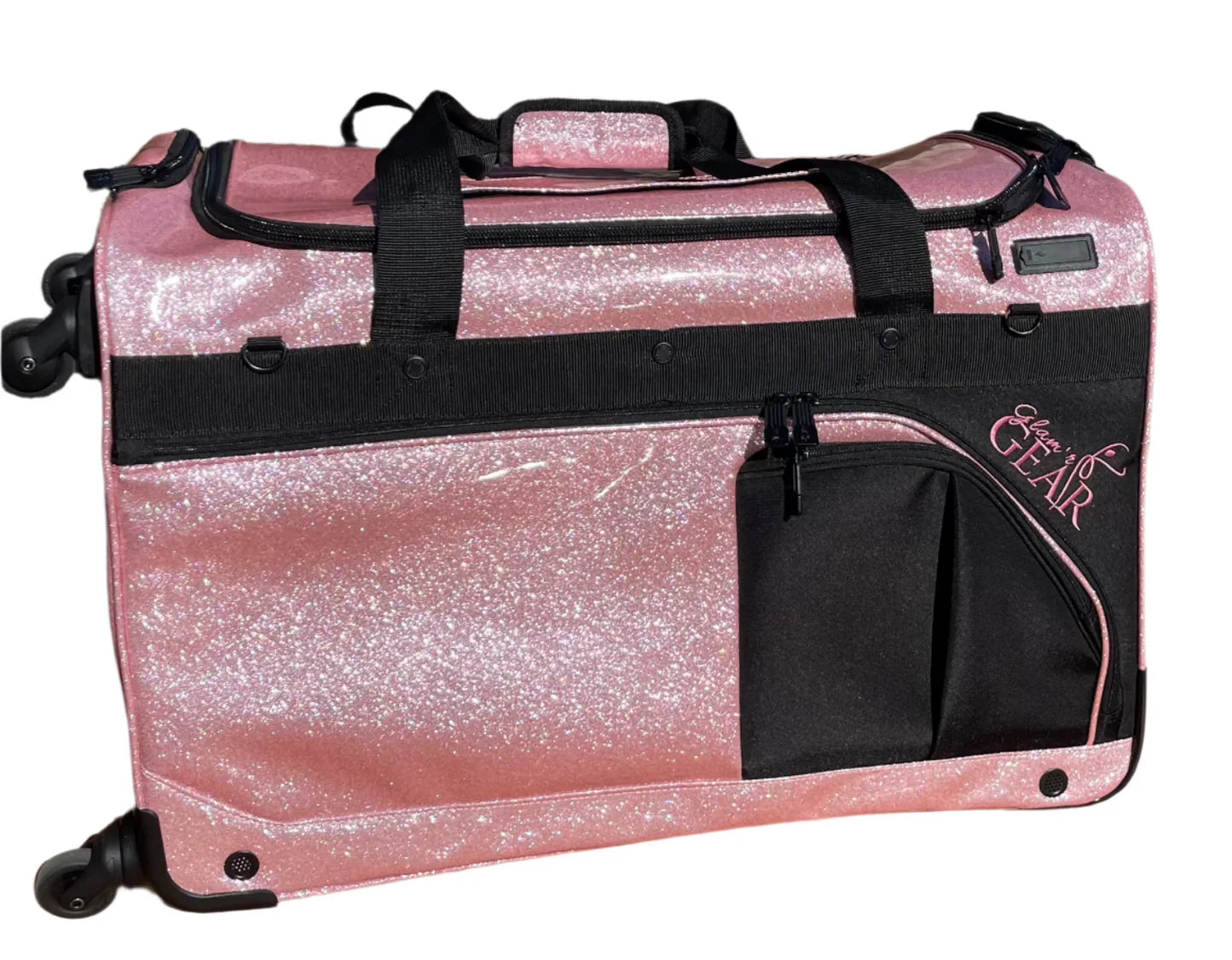 Glam R Gear Mobile Changing Station Duffel Bag with Built-In uHide® Rack,