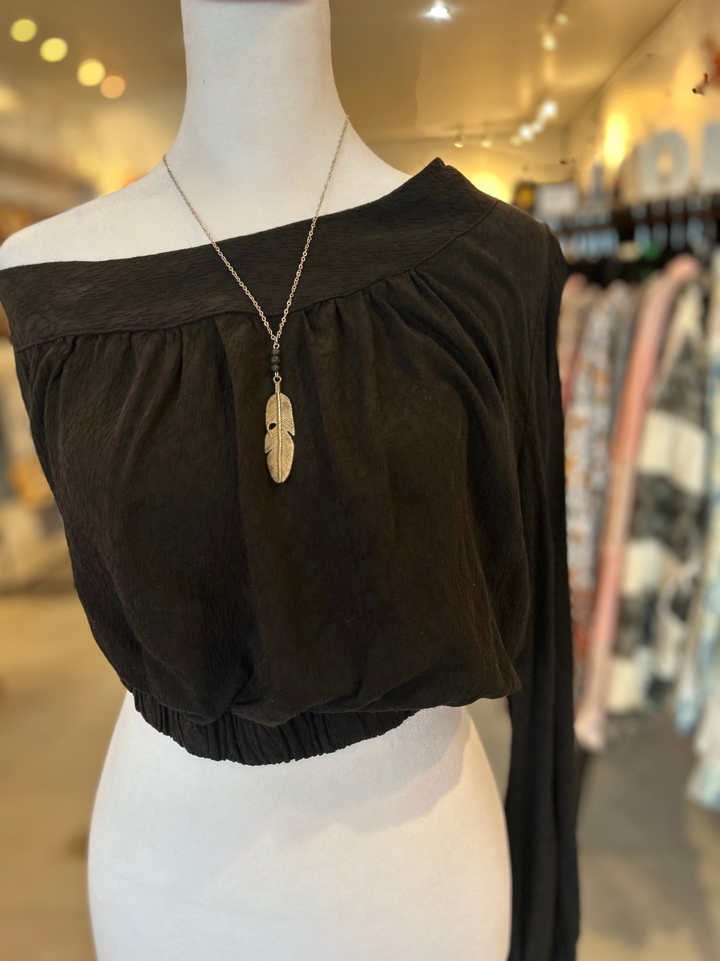 Off Shoulder Top by Final Touch