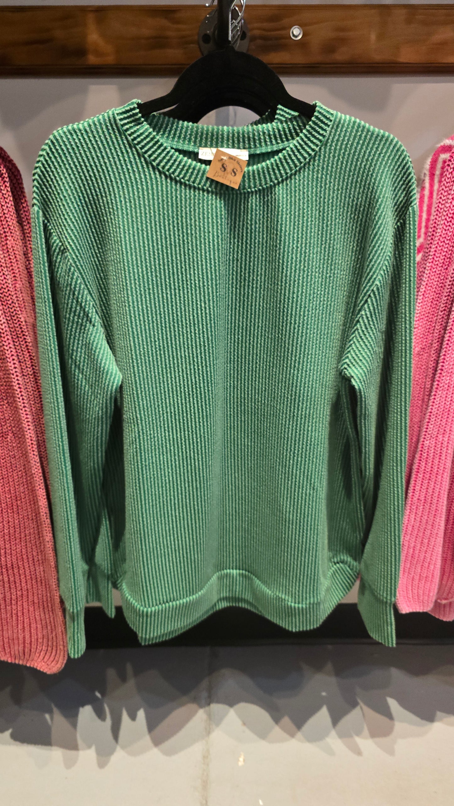 Ribbed 2 tone Sweaters