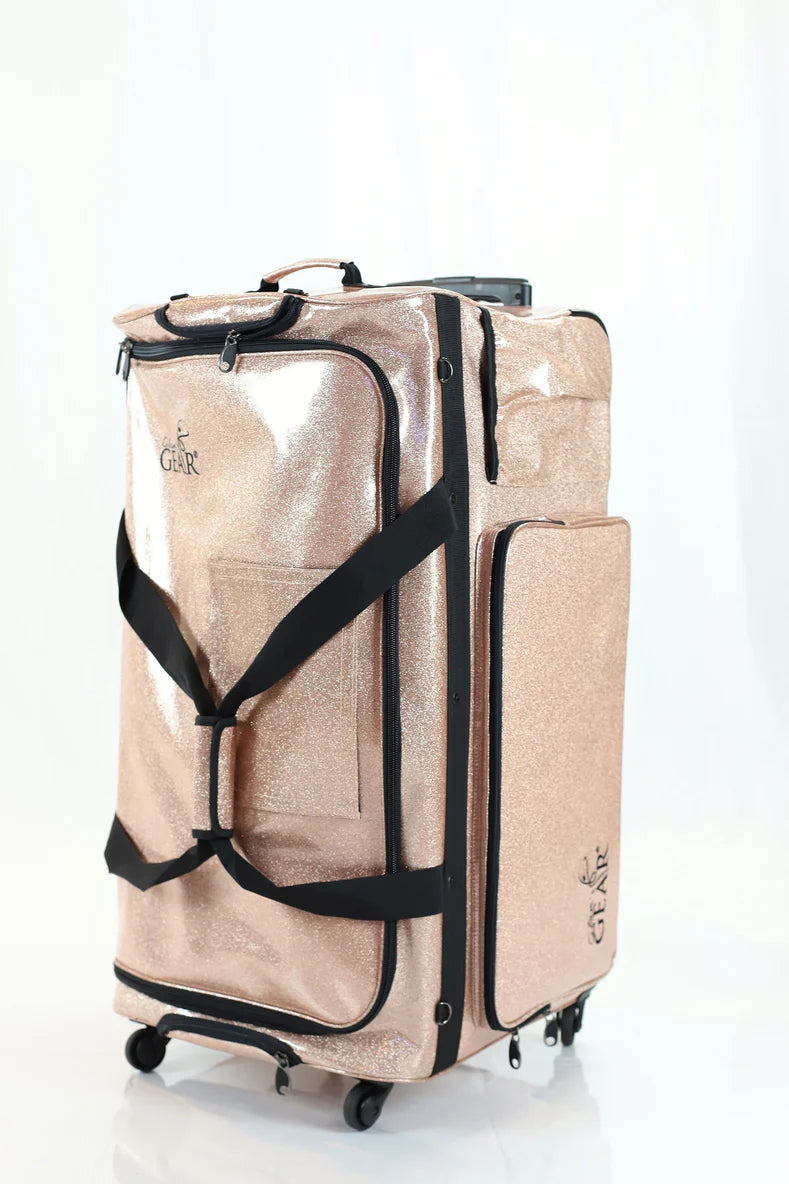 Glam R Gear Mobile Changing Station Duffel Bag with Built-In uHide® Rack,