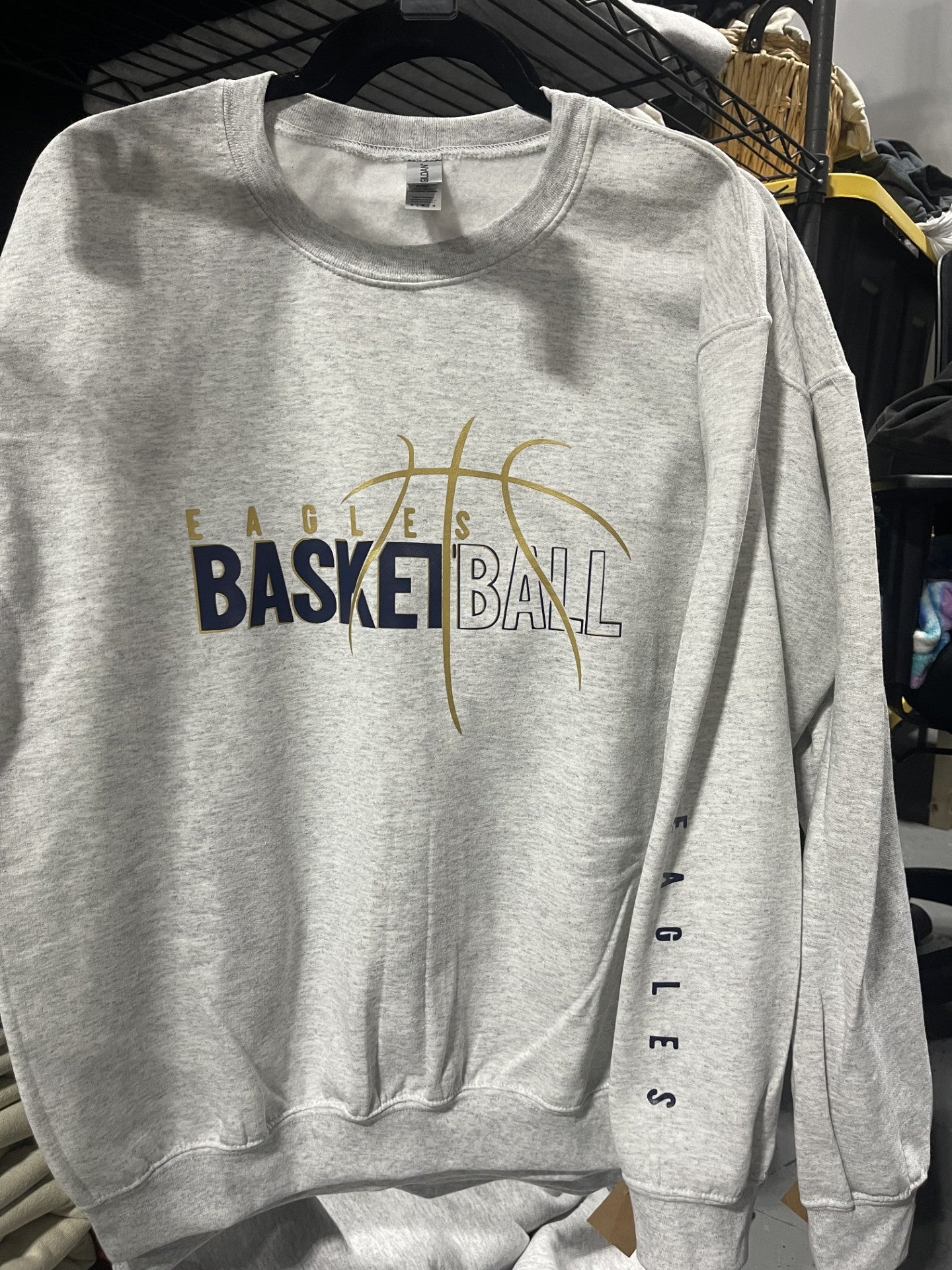 Eagles' basketball crewneck