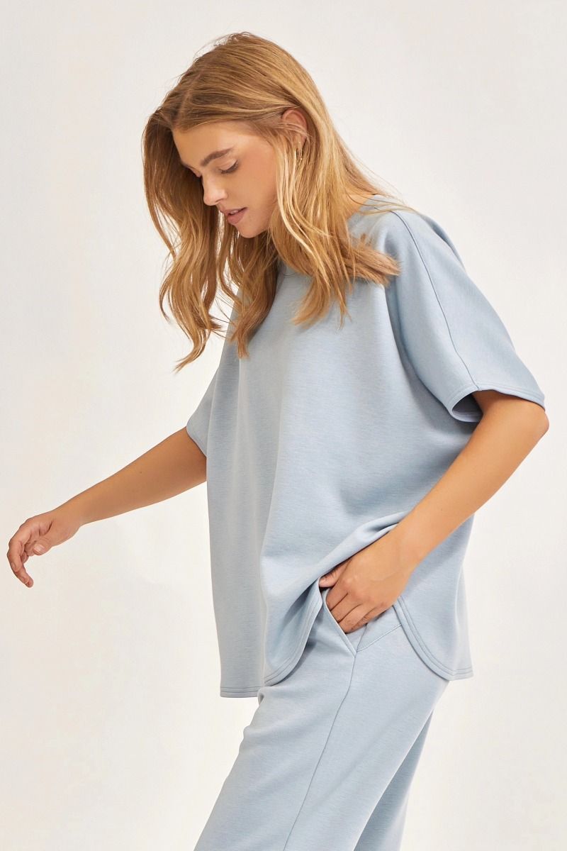 Short sleeve sweatshirts