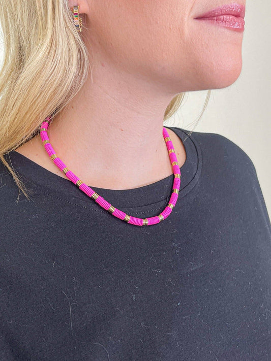 Pink Chocker Necklace