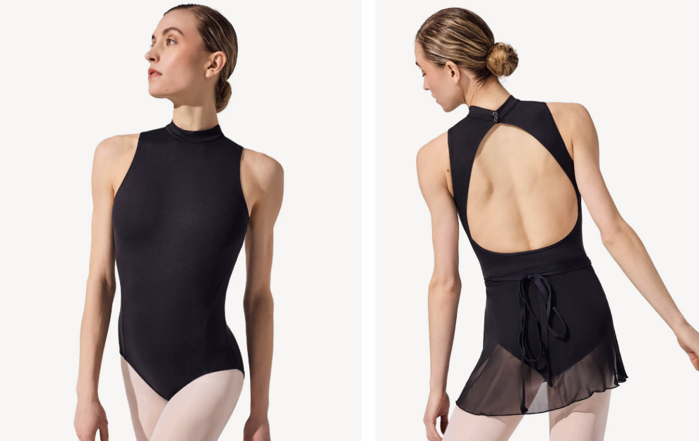 High neck leotard