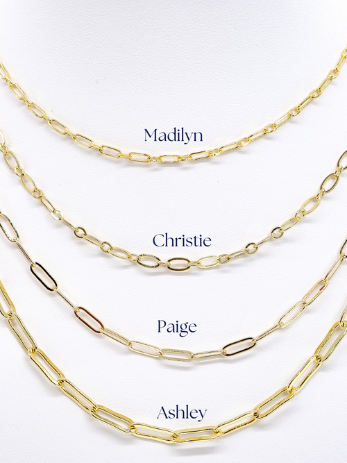 * Gold Ashley Necklace | 18 inch