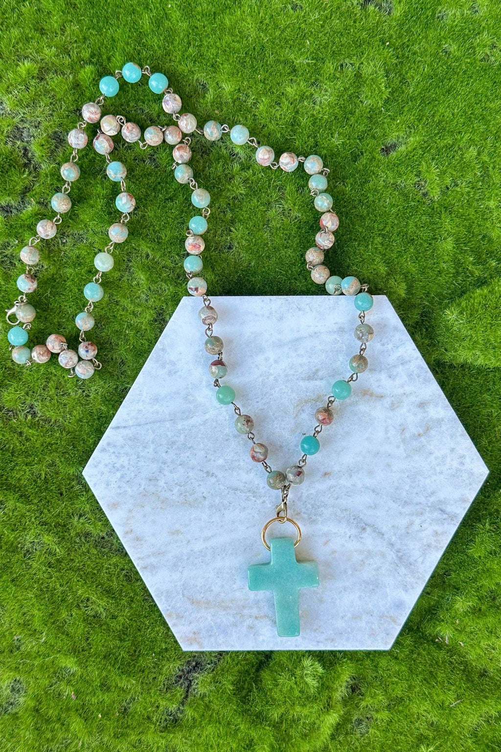 Dylan Collective Beaded & Bronze Necklaces
