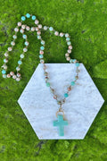 Dylan Collective Beaded & Bronze Necklaces