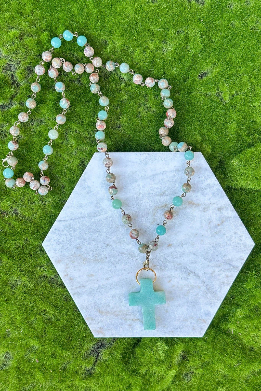Dylan Collective Beaded & Bronze Necklaces