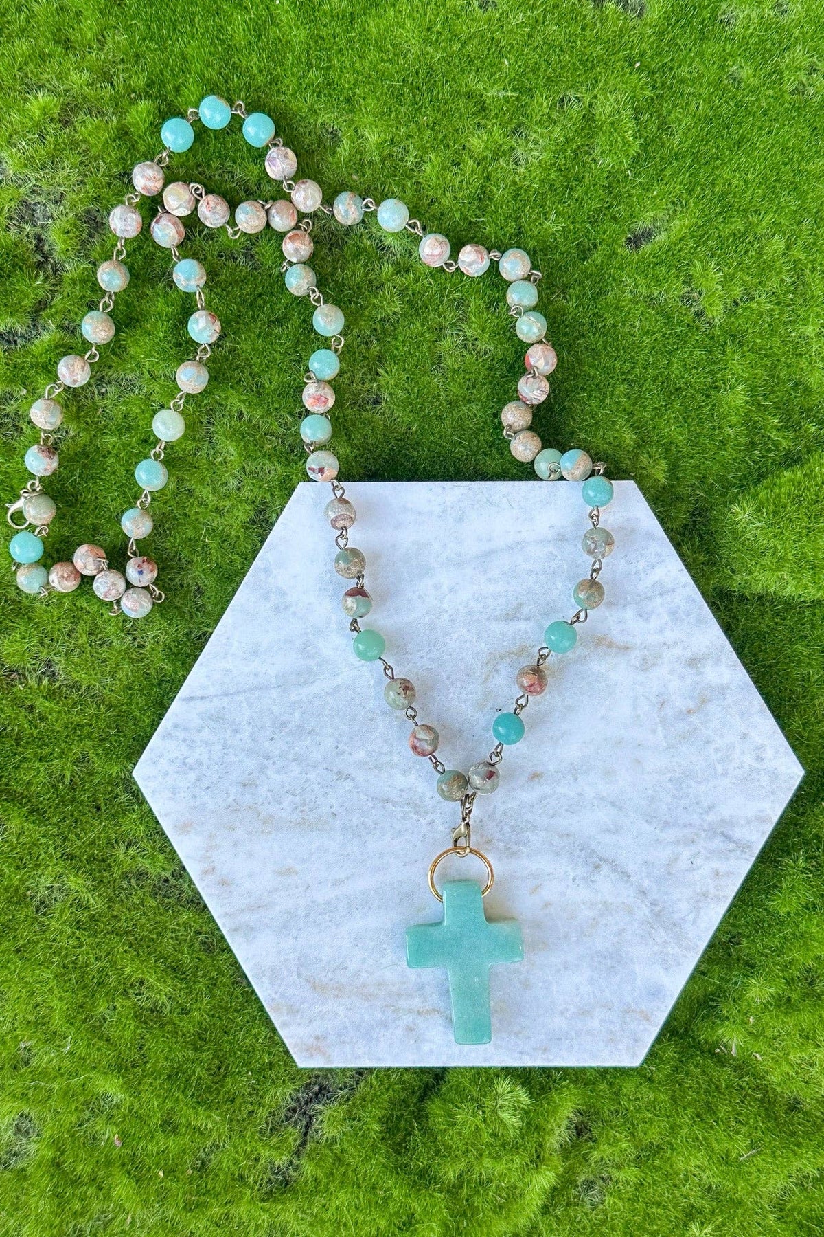 Dylan Collective Beaded & Bronze Necklaces