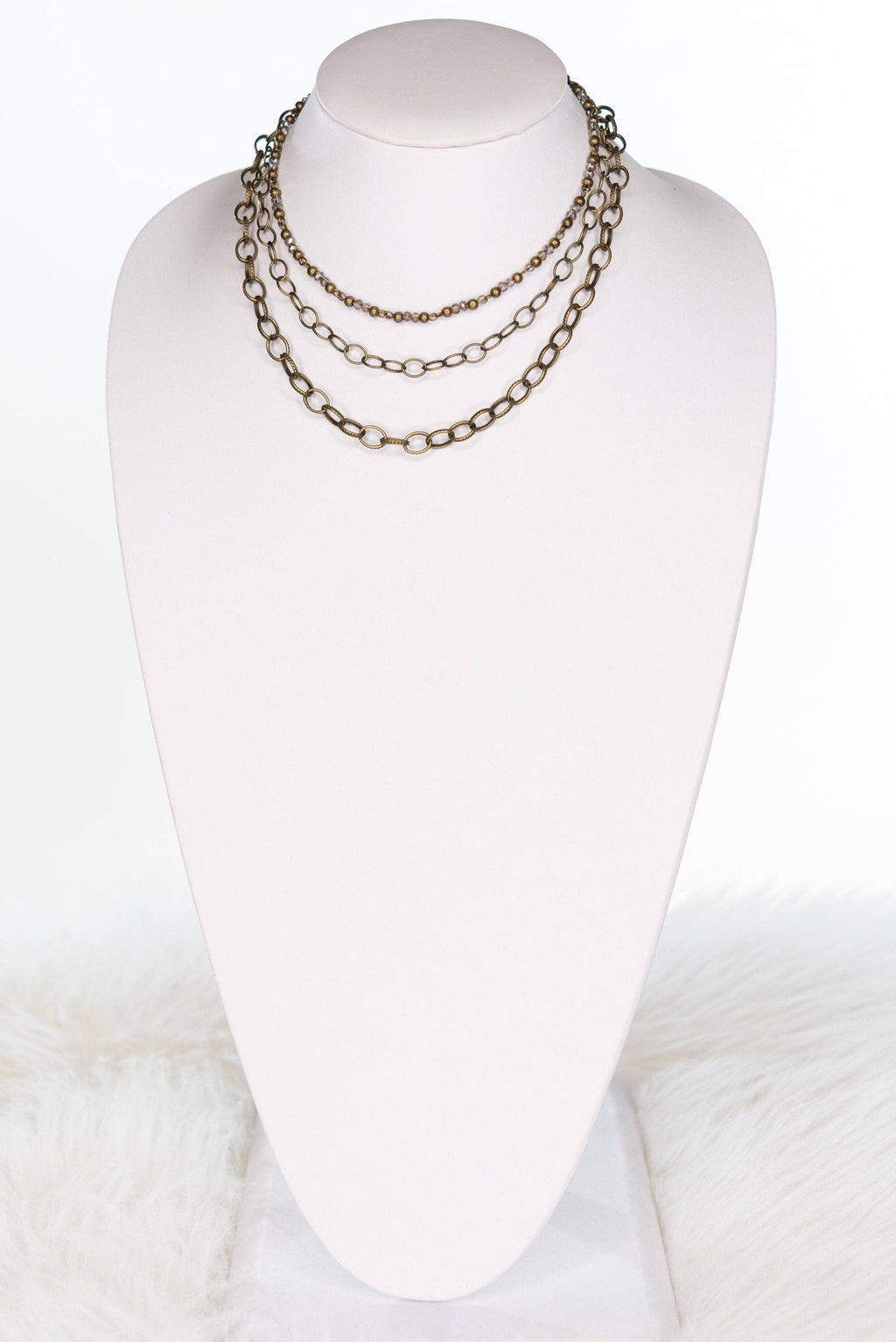 Cybil Necklace in Bronze
