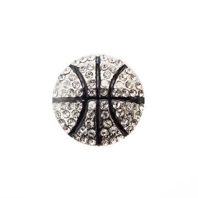Jewelled Basketball Snap Jewel