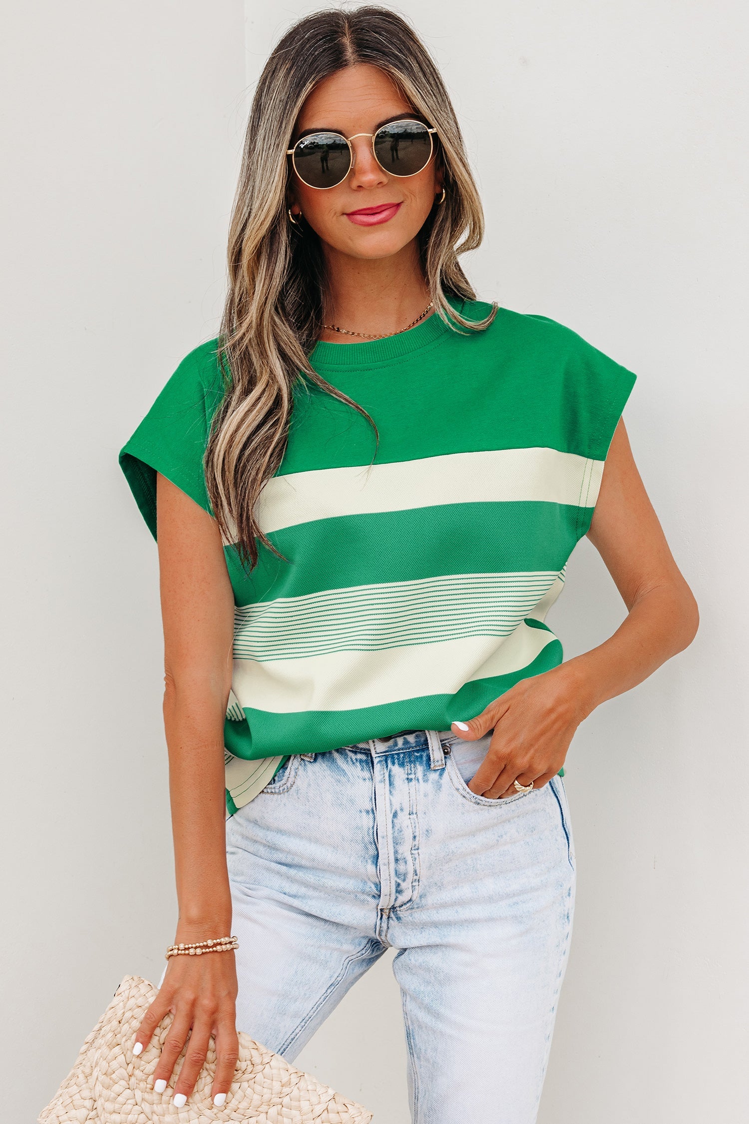 Galilea Cap Sleeve T Shirt