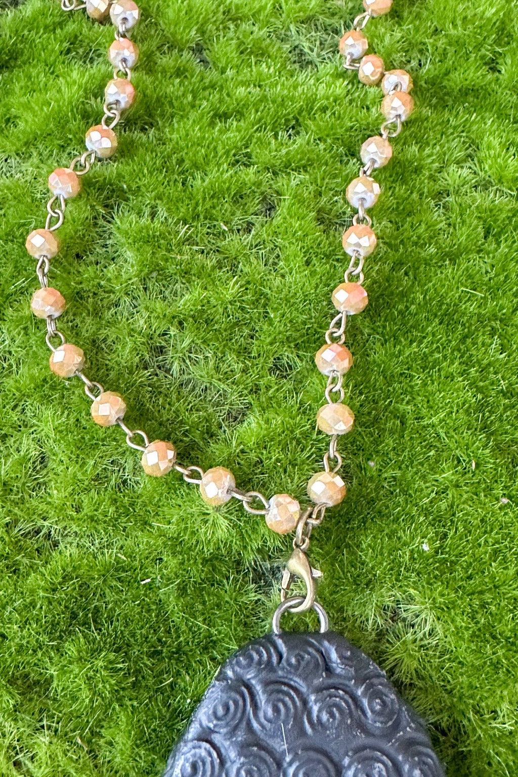 Dylan Collective Beaded & Bronze Necklaces