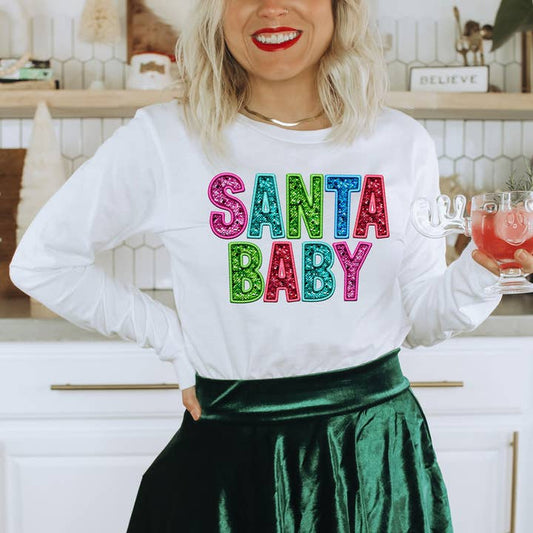 Santa baby crewneck