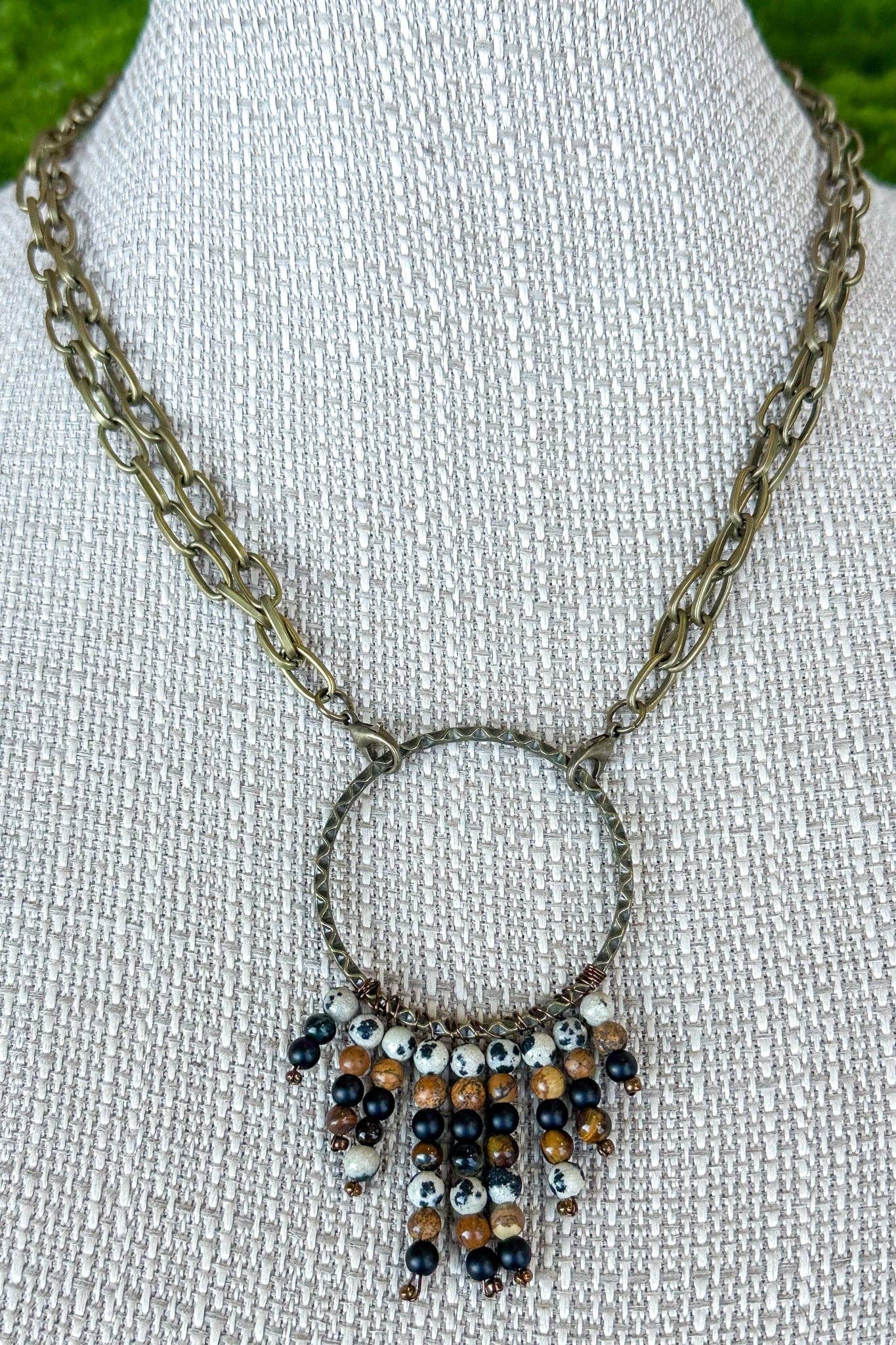 Dylan Collective Beaded & Bronze Necklaces