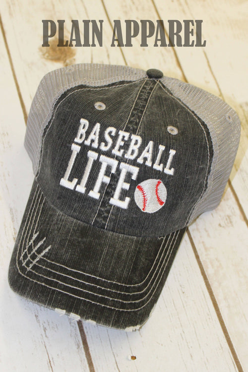 Baseball Softball Life Hat