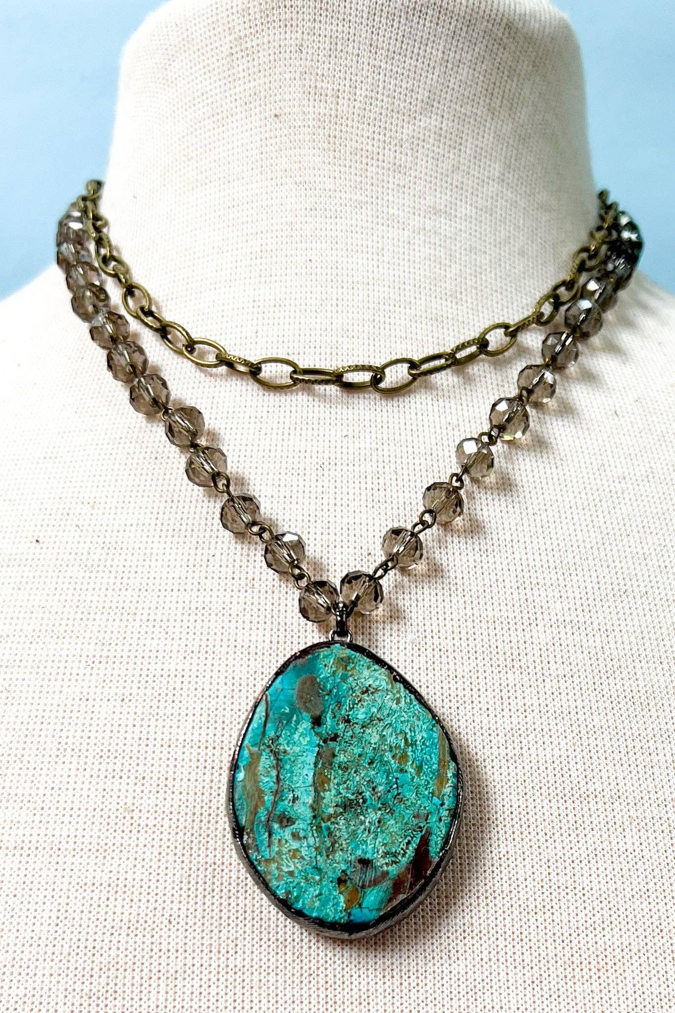 Paige Necklace Smokey