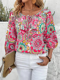 Bright Floral Blouse
