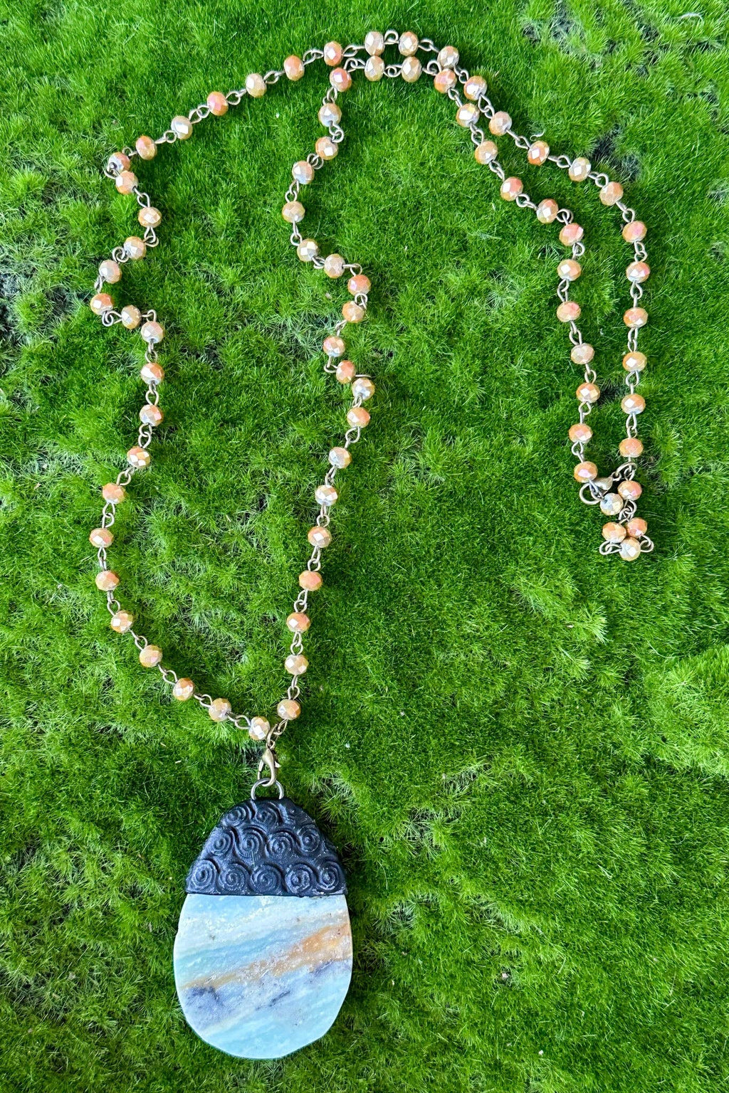 Dylan Collective Beaded & Bronze Necklaces