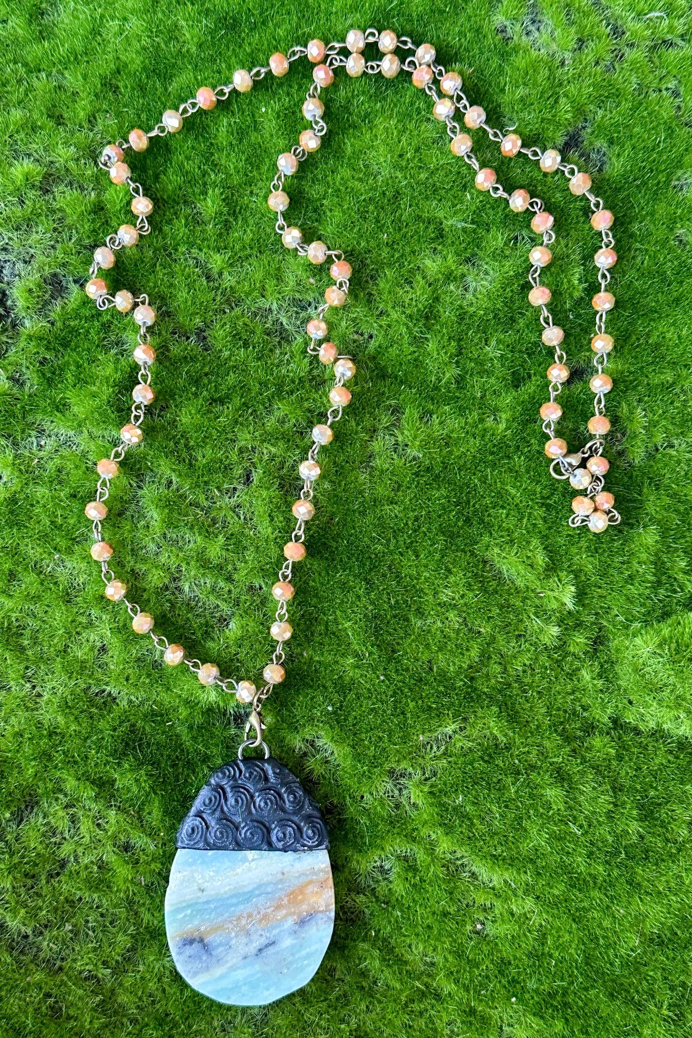 Dylan Collective Beaded & Bronze Necklaces